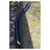 2 Pieces Of Black Gutter Pipe.