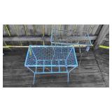 2 Wrought Iron End Tables