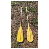 2 Fiberglass Boat Oars