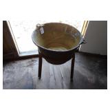 Copper Apple Butter Kettle W/Stand