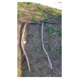 2 Mowing Scythes
