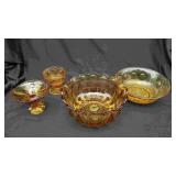 Amber Glassware Lot.