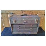 1 Toolbox & 2 Metal Boxes W/Contents