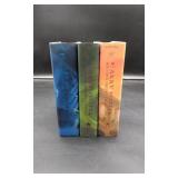 3 Harry Potter Hardback Books