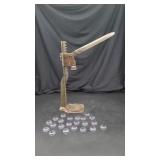 Used Metal Pop Lids & Bottle Capper