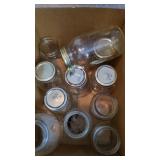 2 Box Of Various Sized Canning Jars.