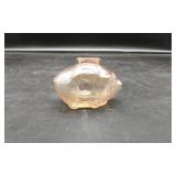 Carnival Glass Pig Bank.