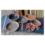 Cast Iron Skillets & Misc.