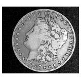 1887 Morgan Silver Dollar