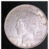 1922 Peace Silver Dollar