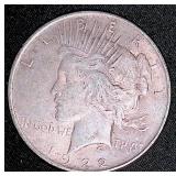 1922 Peace Silver Dollar