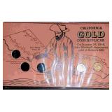2 California Gold Coin Replicas