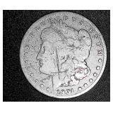 1901 Morgan Silver Dollar