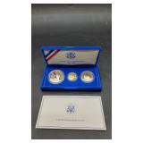 1986 United States Liberty Coins in case