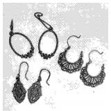 3 Pairs of Brighton Earrings
