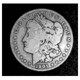 1901 Morgan Silver Dollar