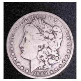 1889 Morgan Silver Dollar
