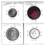 4 English Coins from 1944