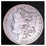 1884 Morgan Silver Dollar
