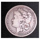 1884 Morgan Silver Dollar