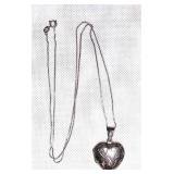 Sterling Silver Locket and Chain