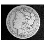 1891 Morgan Silver Dollar