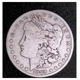 1889  Morgan Silver Dollar