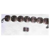 Brighton Sterling Silver Ring and Brighton Bracele