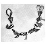Charm Brac late with Sterling Silver Charms