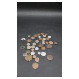 Lot of Various Foreign Coins