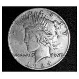 1924 Peace Silver Dollar