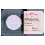 2002 Uncirculated American Eagle Sliver Dollar