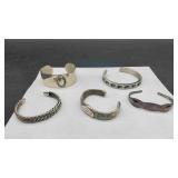 5 Cuff bracelets