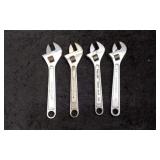 4 Adjustable Wrenches