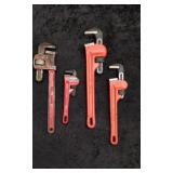 4 Pipe Wrenches