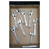 7 Smaller Adjustable Wrenches