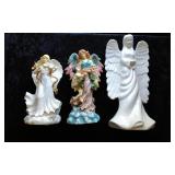 3 Angel Figurines