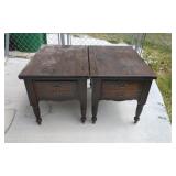 2 Wooden Side Tables