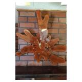 Handmade Tree Stump Wall Clock