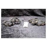 2 Sets Biker Book Chain Bracelets