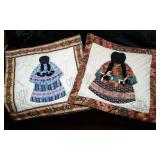 2 Decorative Indian Wall Hangings