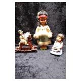 Indian Doll and Figurines