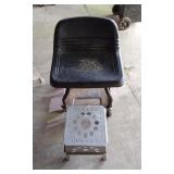 Rolling Shop Stool & Mini Step Stool