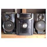 Sharp CD/Cassette 5 Disk Changer Stereo System