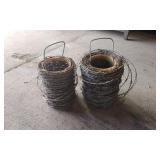 2 Partial Rolls of Barbed Wire
