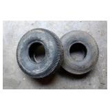 2 Rubber Tires 4.10/3.50-4