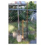 Axe, Round Shovel & Digger