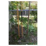 Garden Rake, Pitchfork & Hoe