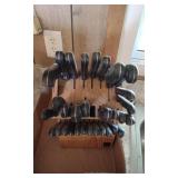 Knife Sets With Wooden Blocks & MIsc