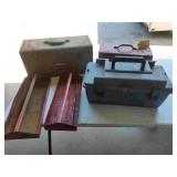3 Metal Toolboxes & 2 Trays